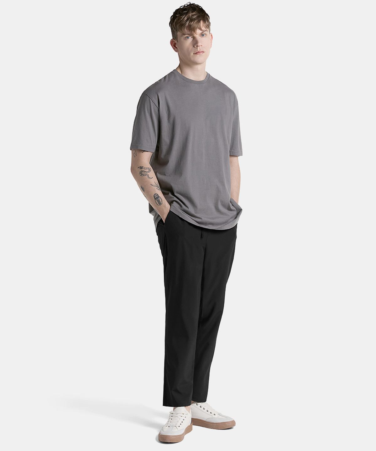 테슬라(TESLA) 데일리 쿨링 스판 밴딩 플렉시 슬랙스 테이퍼드핏