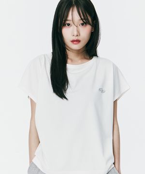 커버스티치 보트 넥 티셔츠[3 COLOR]