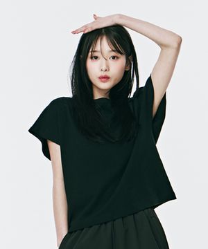 스트레치 보트넥 커버업 티셔츠[3 COLOR]