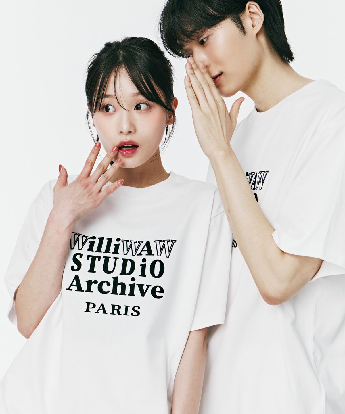 윌리워 스튜디오(WILLIWAW STUDIO) 아카이브 파리 티셔츠[3 COLOR]