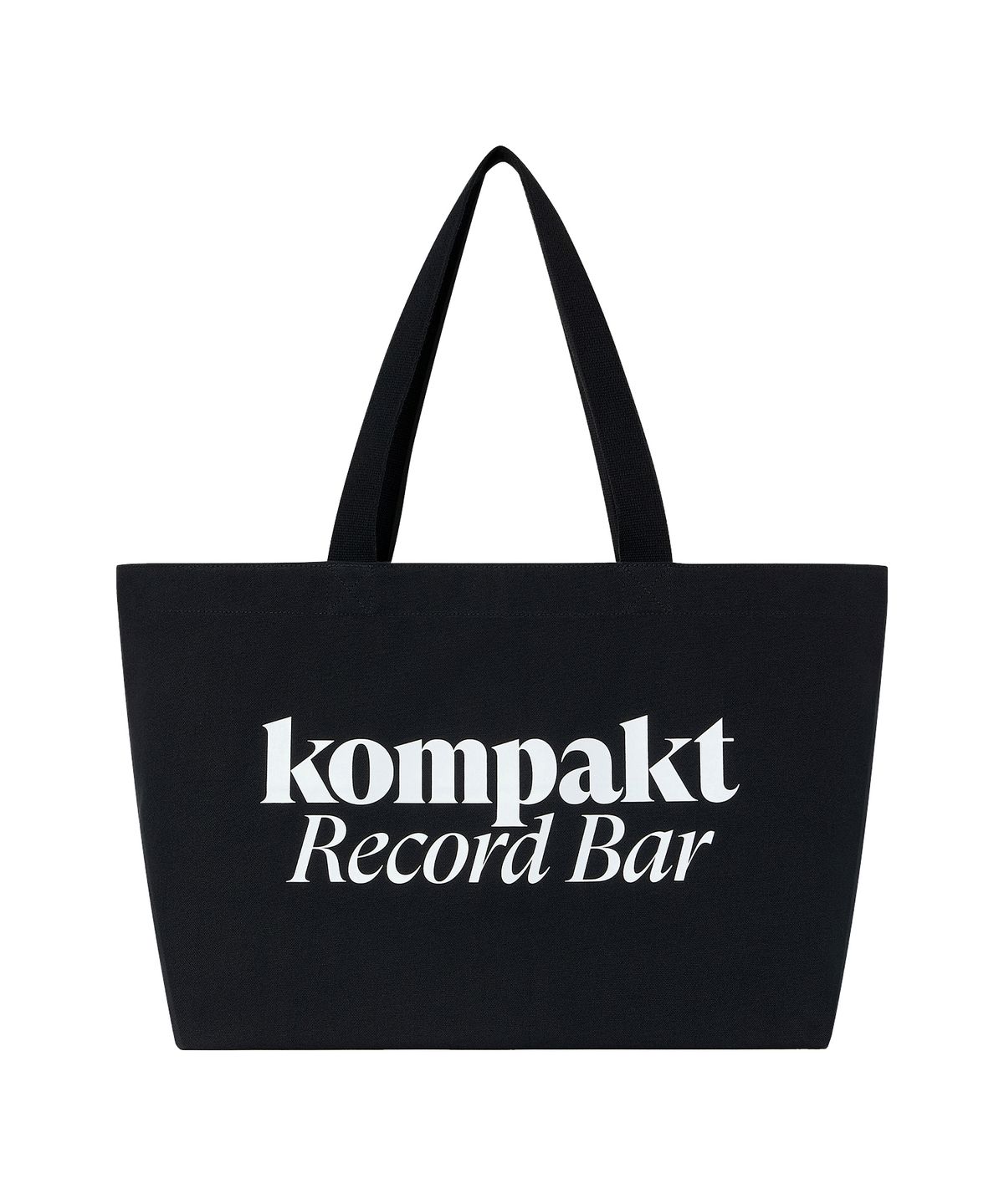 콤팩트 레코드 바(KOMPAKT RECORD BAR) KRB Light Canvas Tote Bag - Black