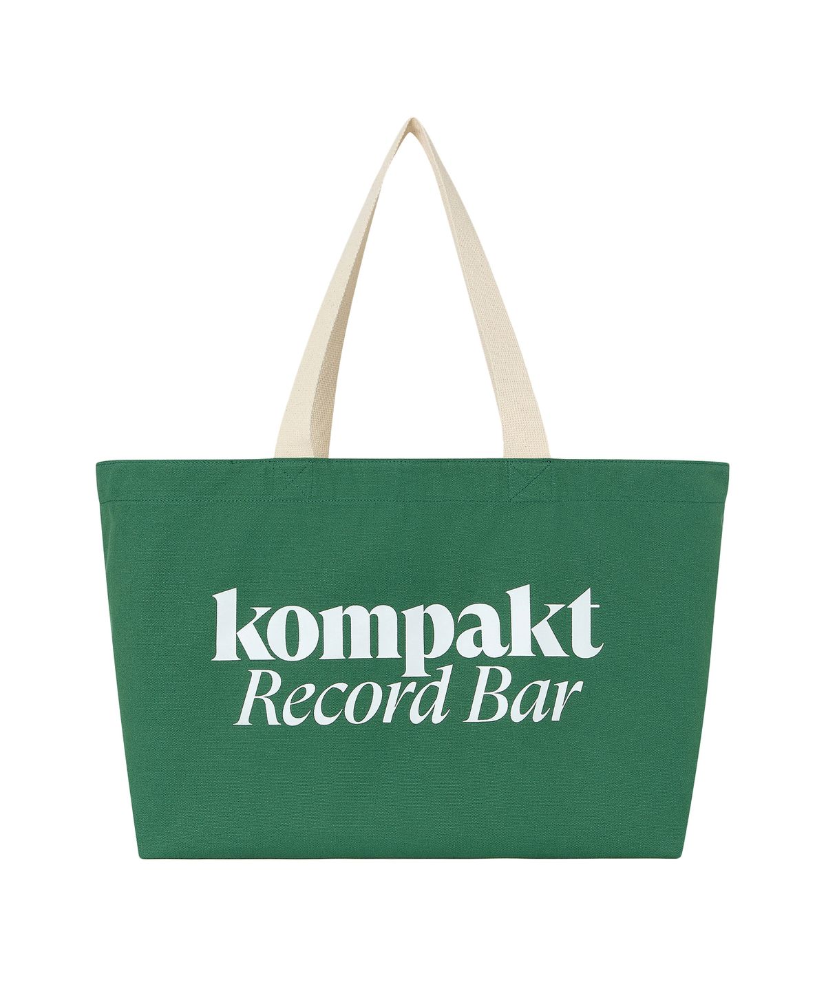 콤팩트 레코드 바(KOMPAKT RECORD BAR) KRB Light Canvas Tote Bag - Green