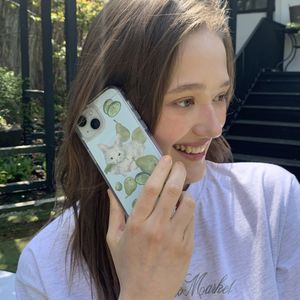 pear rabbit (clear) 맥세이프 아이폰케이스