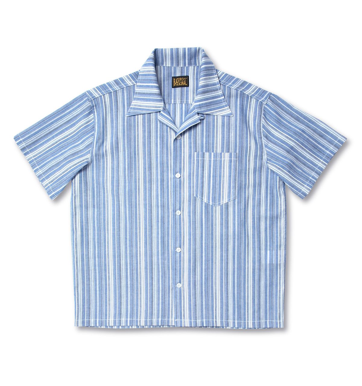 블랙피피(BLACKPP) BLACK PP Open Collar Classic Stripe Shirt