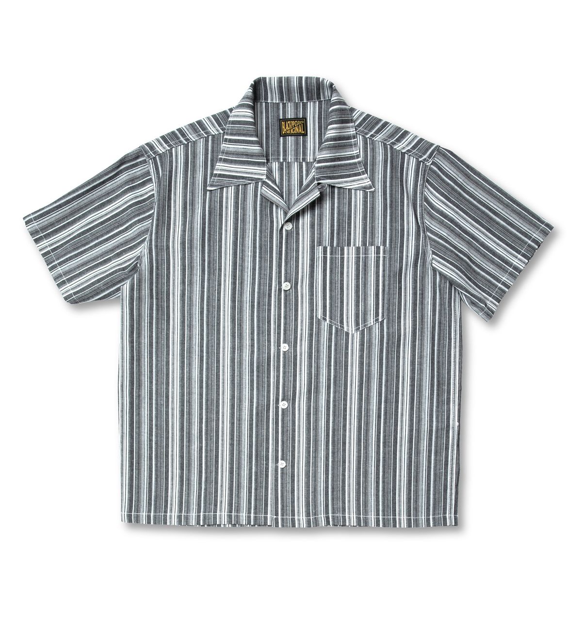 블랙피피(BLACKPP) BLACK PP Open Collar Classic Stripe Shirt
