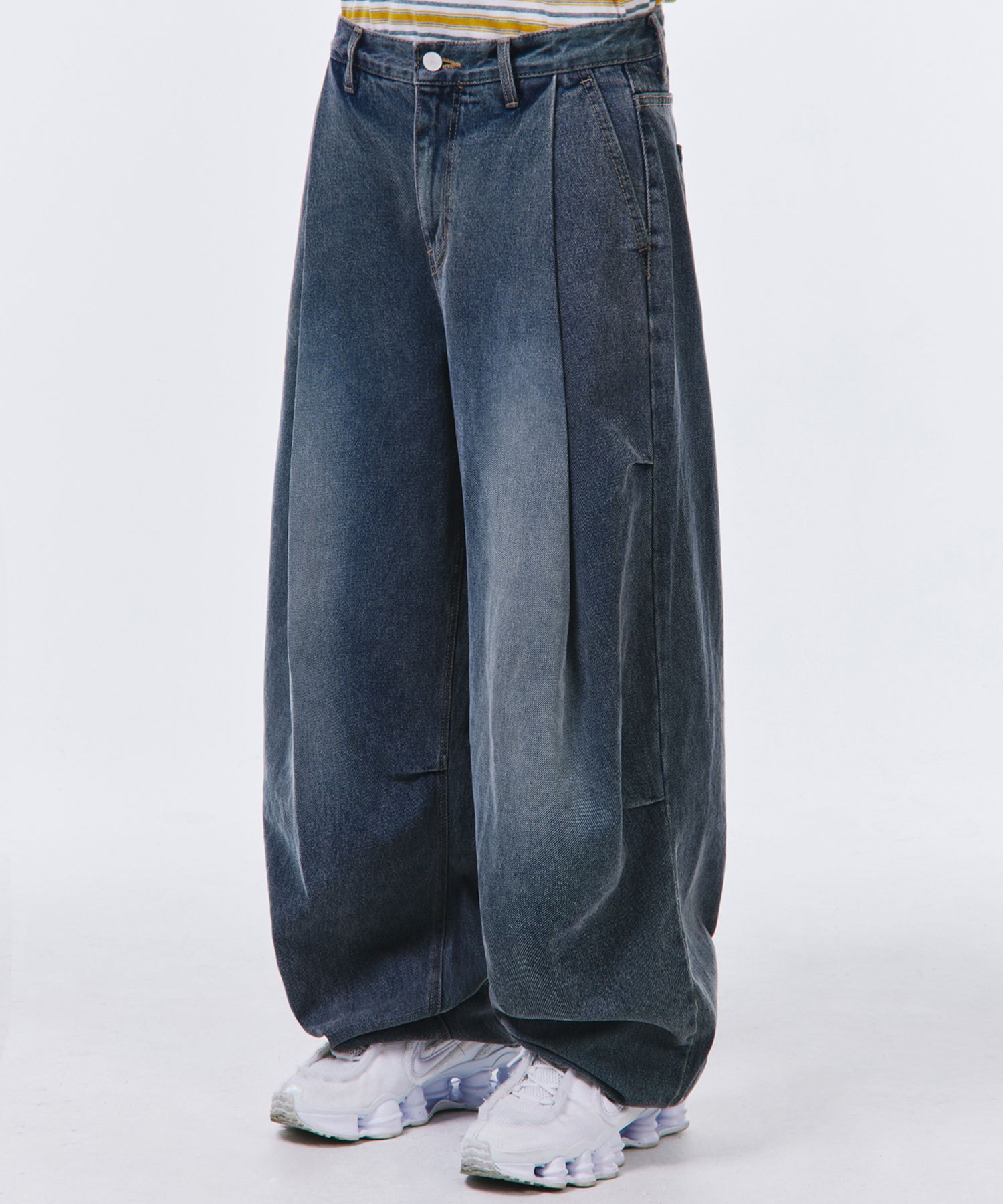 ★MUSINSA STANDARD★ Denim Fatigue Pants Deep Indigo MMDNP51 MUSINSA | MUSINSA STANDARD Denim Fatigue Pants [Deep Indigo]