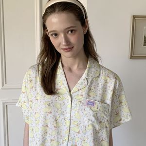 [루즈][60수면모달] lemon duck summer pajama 잠옷