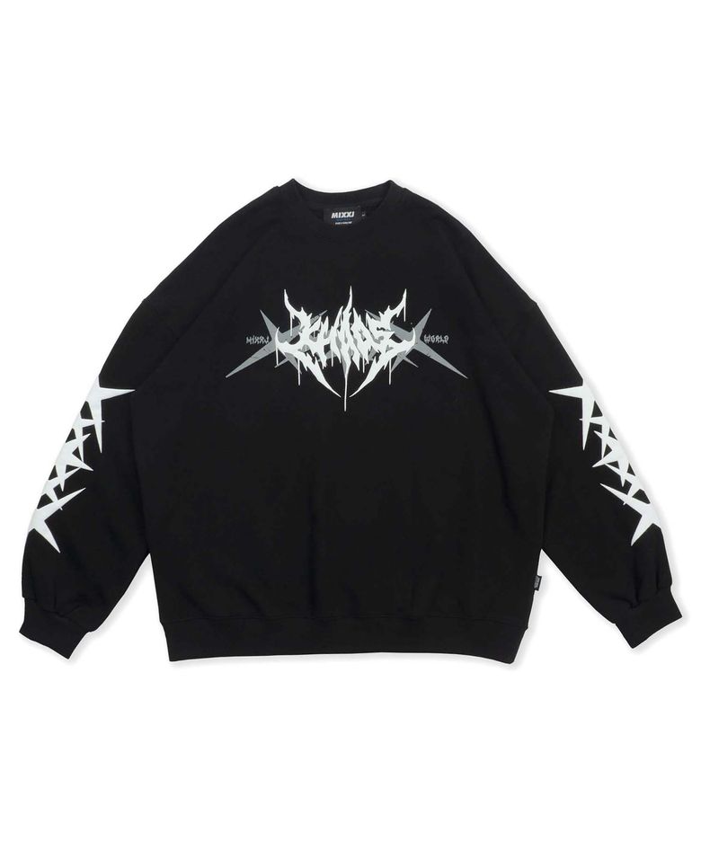STAR CHAOS CREWNECK (BLACK)