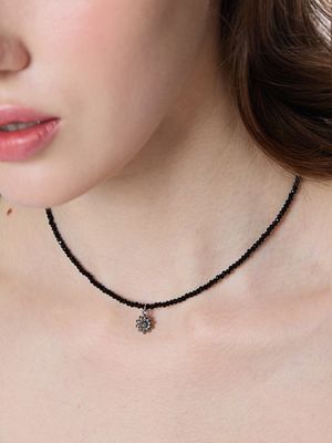 플뢰르 빈티지 비즈 네크리스