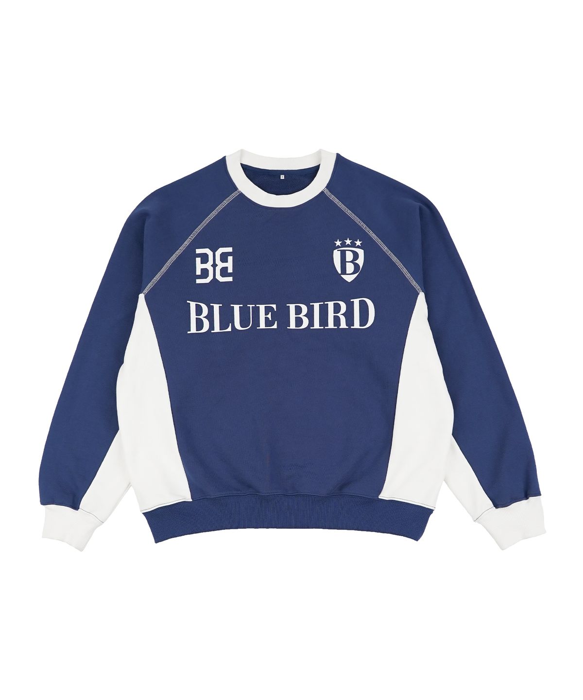 비버드(B BIRD) 풋볼 져지 맨투맨 [네이비/화이트]