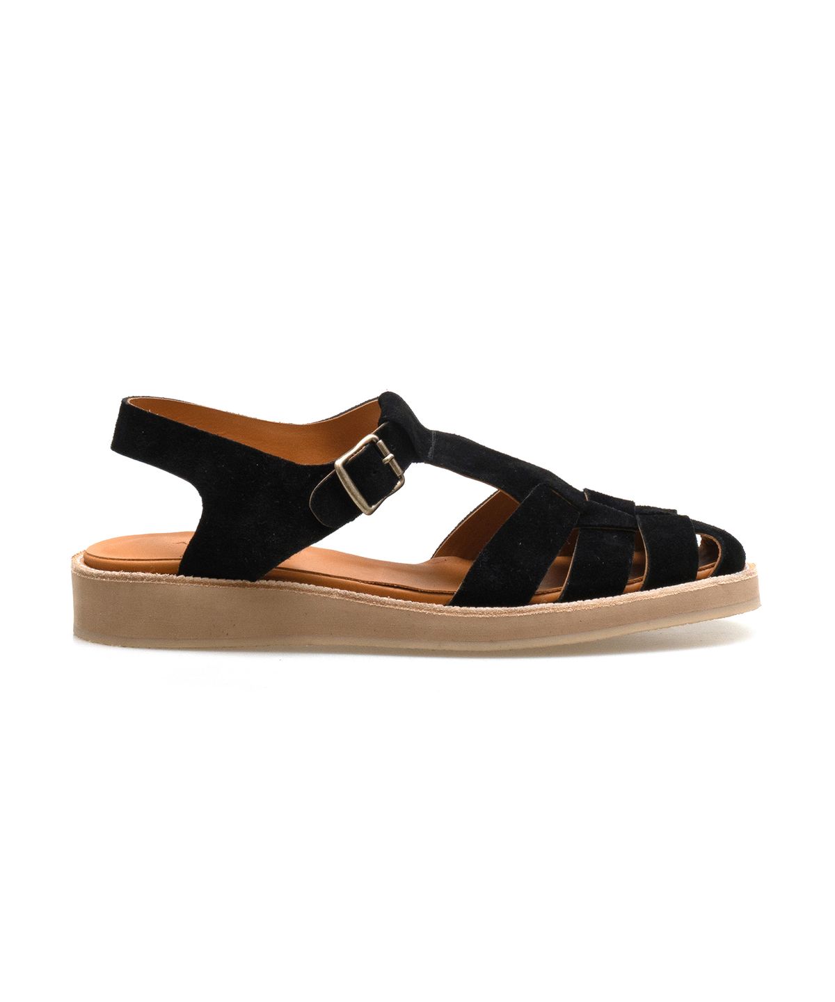 올클래식(ALLCLASSIC) ALC7001 피셔맨 샌들_black suede