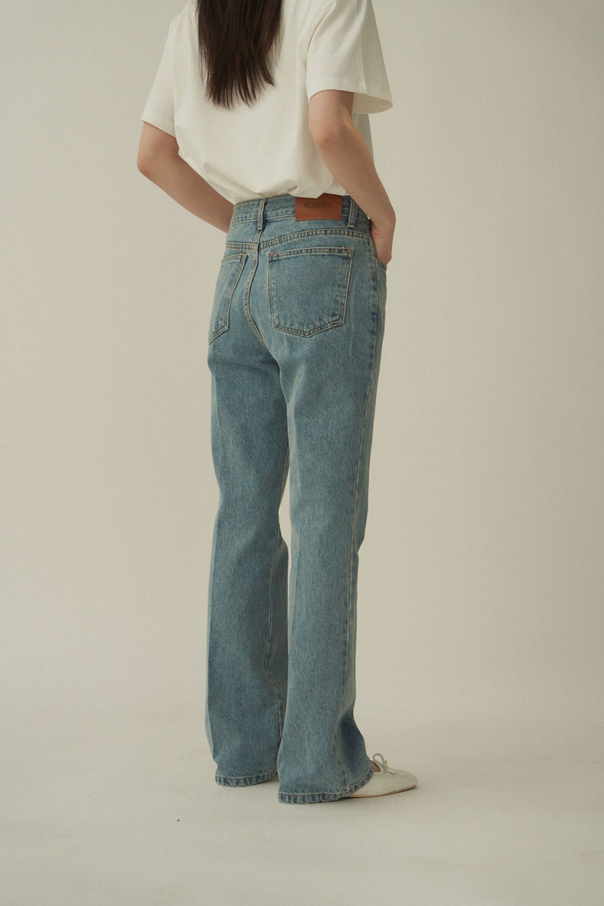 무아르무스(MUARMUS) 1850 Rome Bootcut Denim [Blue]