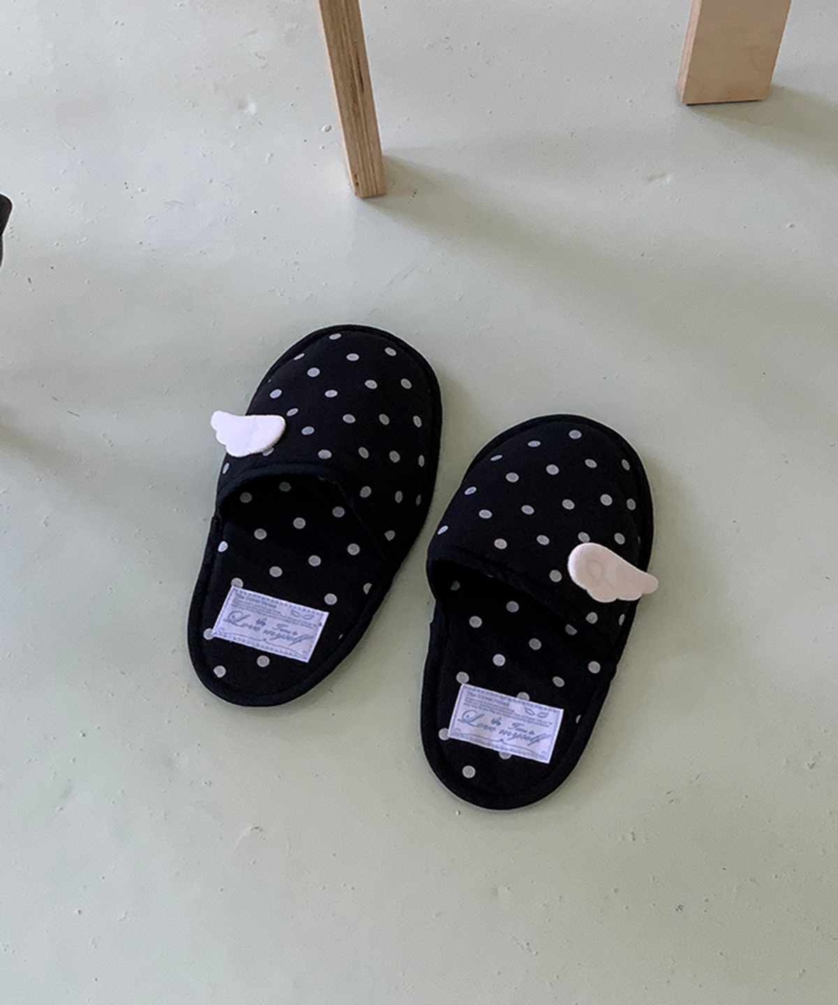 올리베(OLIVET) wings room slipper (dote) 홈슈즈 슬리퍼
