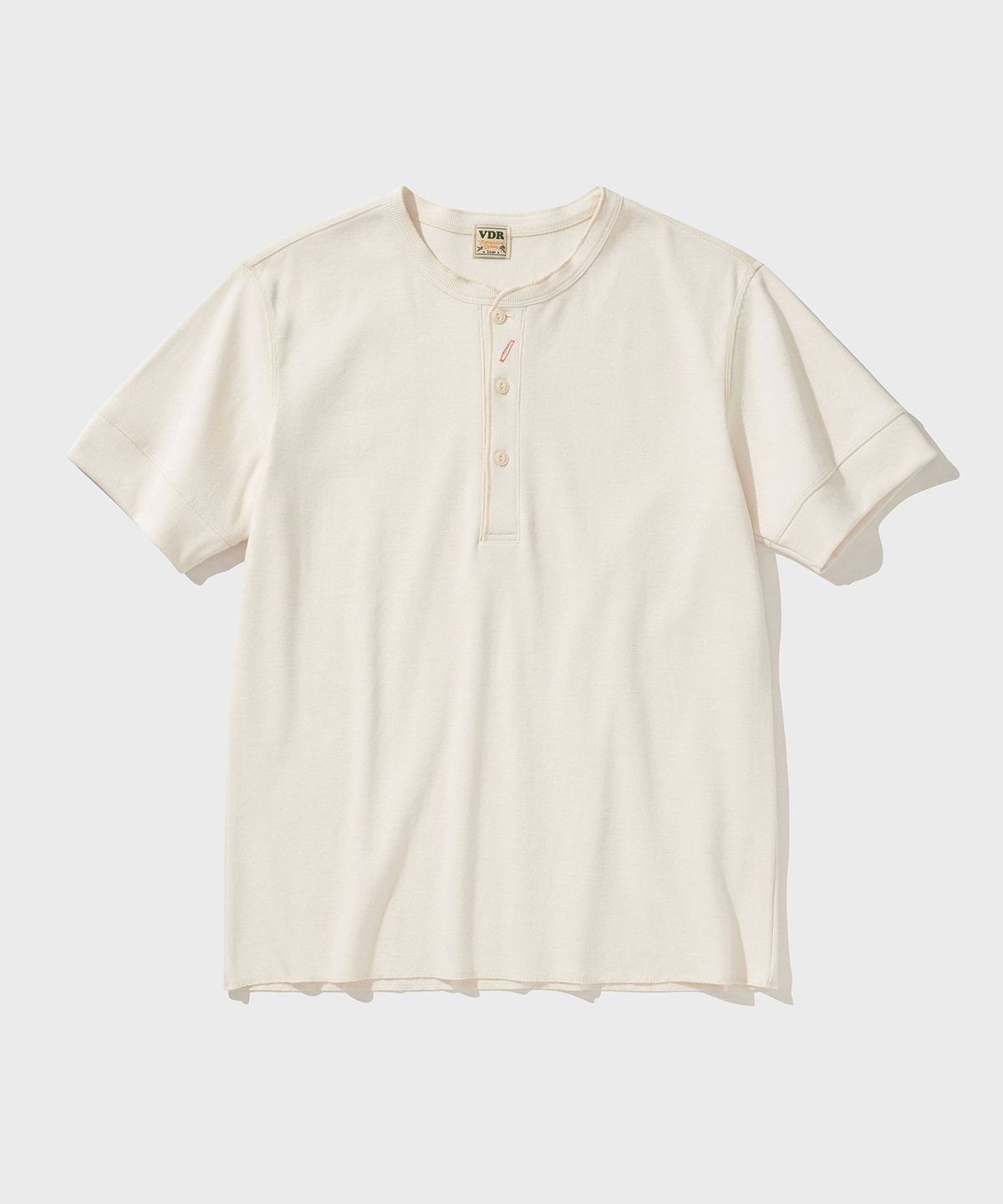 비디알(VDR) BIKERS HENLY NECK T-SHIRT [Vanilla]