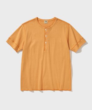BIKERS HENLY NECK T-SHIRT [Sun Orange]