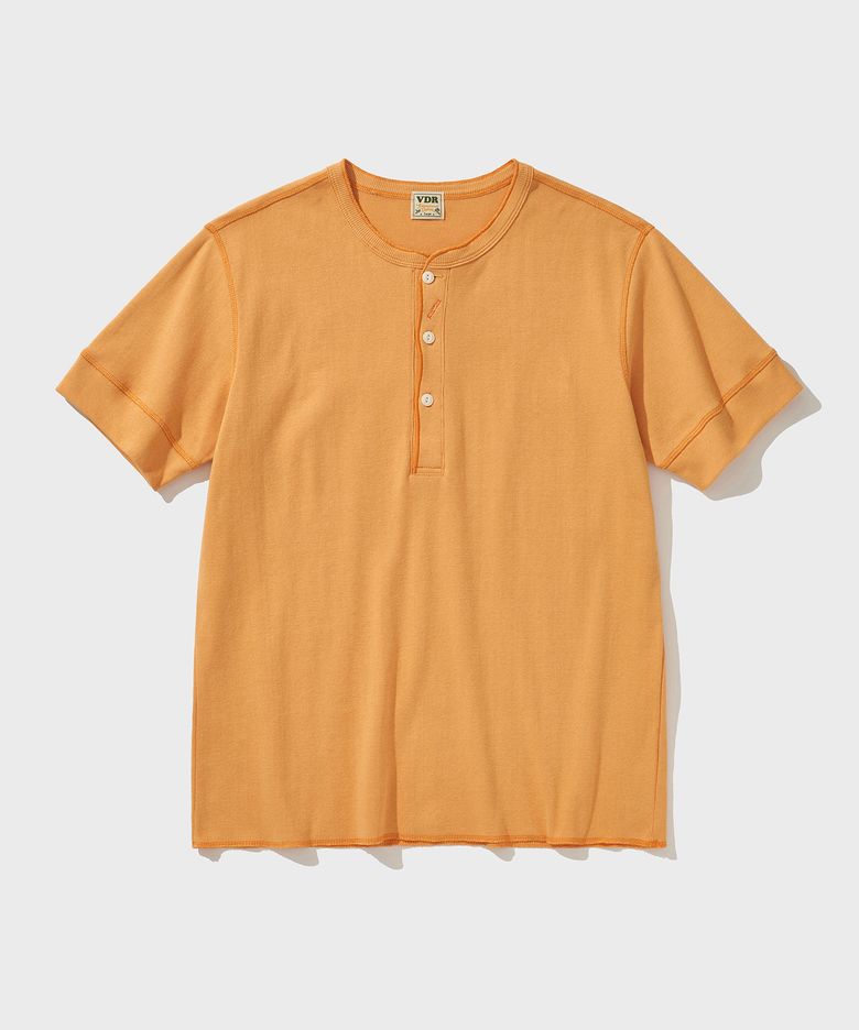 BIKERS HENLY NECK T-SHIRT [Sun Orange]
