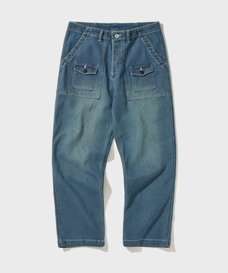 SOFT DENIM BUSH PANTS [Vintage Light]