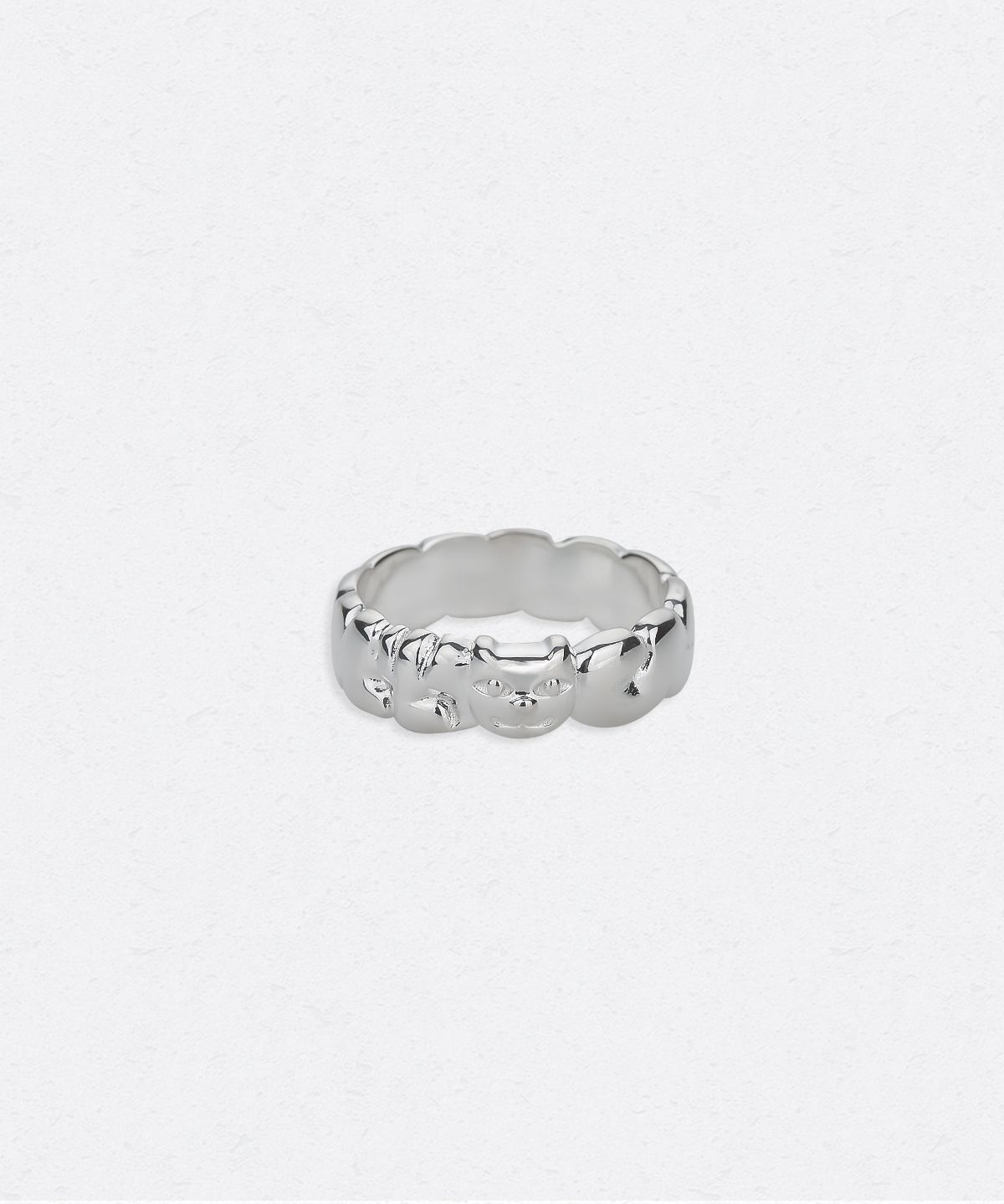 유네(YUNE) Wave Cat Tail Ring_[Silver925]