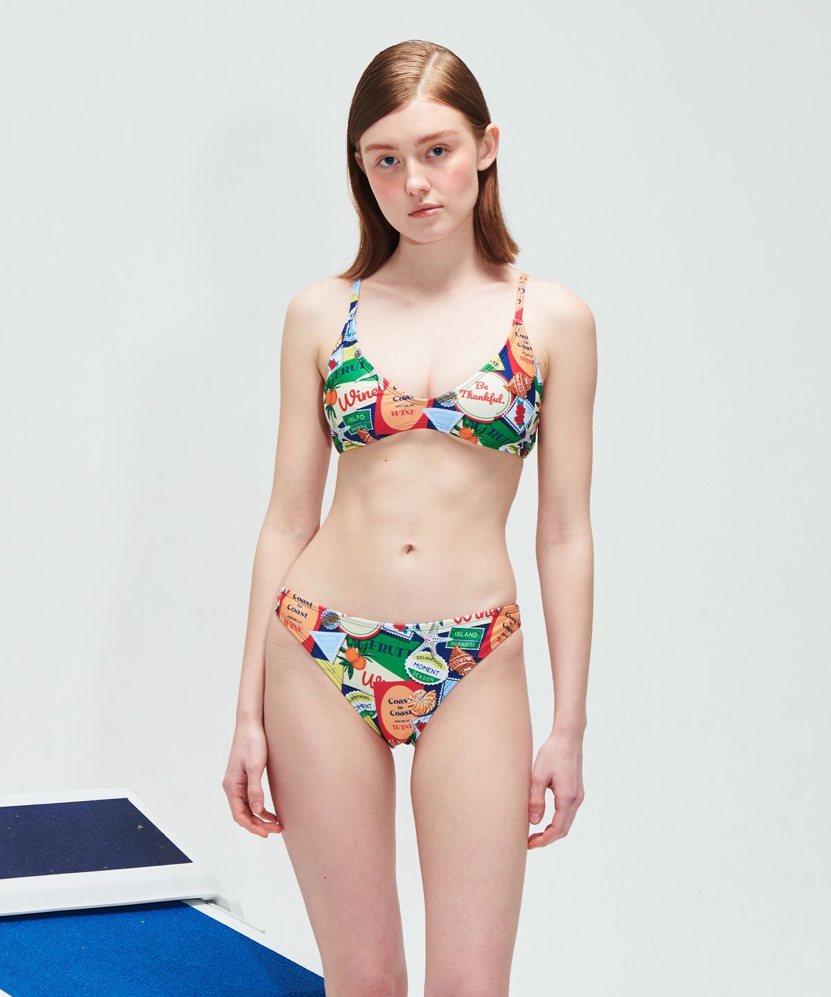 딜라잇풀(DELIGHTPOOL) Postcard Club BIKINI Top - Multi