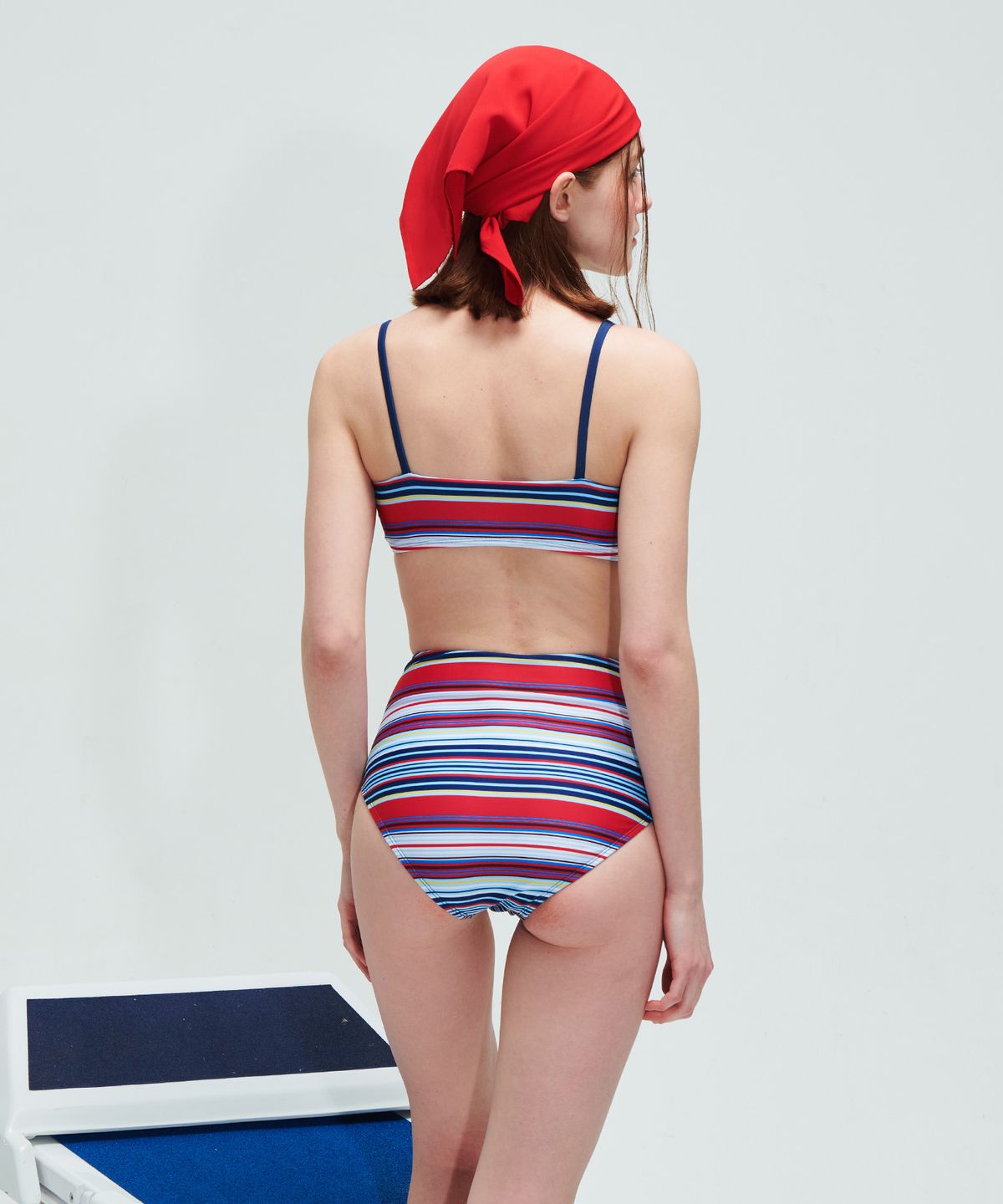 딜라잇풀(DELIGHTPOOL) Retro Coast BIKINI Bottom - Harbor Red