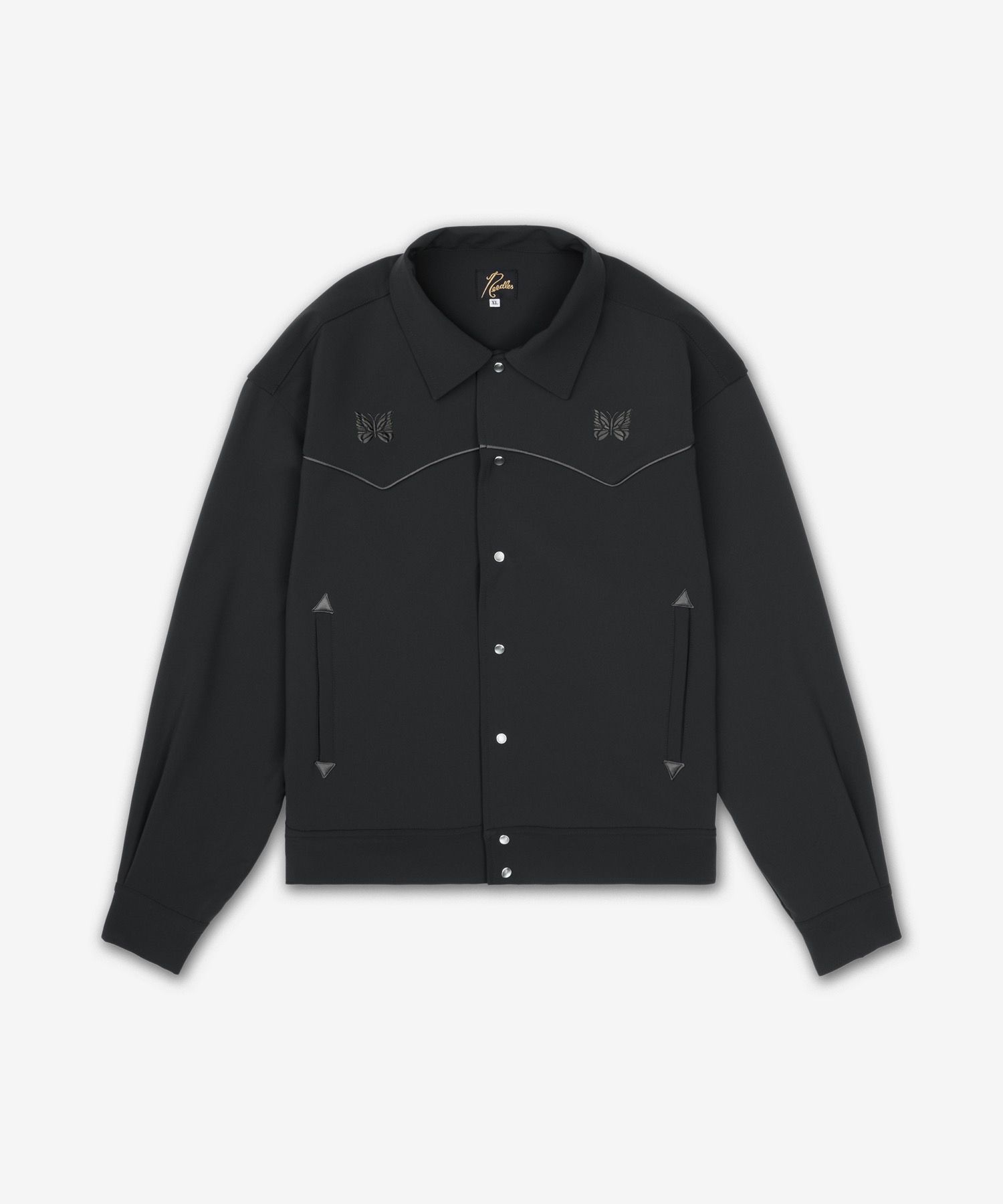 MUSINSA | NEEDLES Piping Cowboy Jacket - Black / QV217BLACK