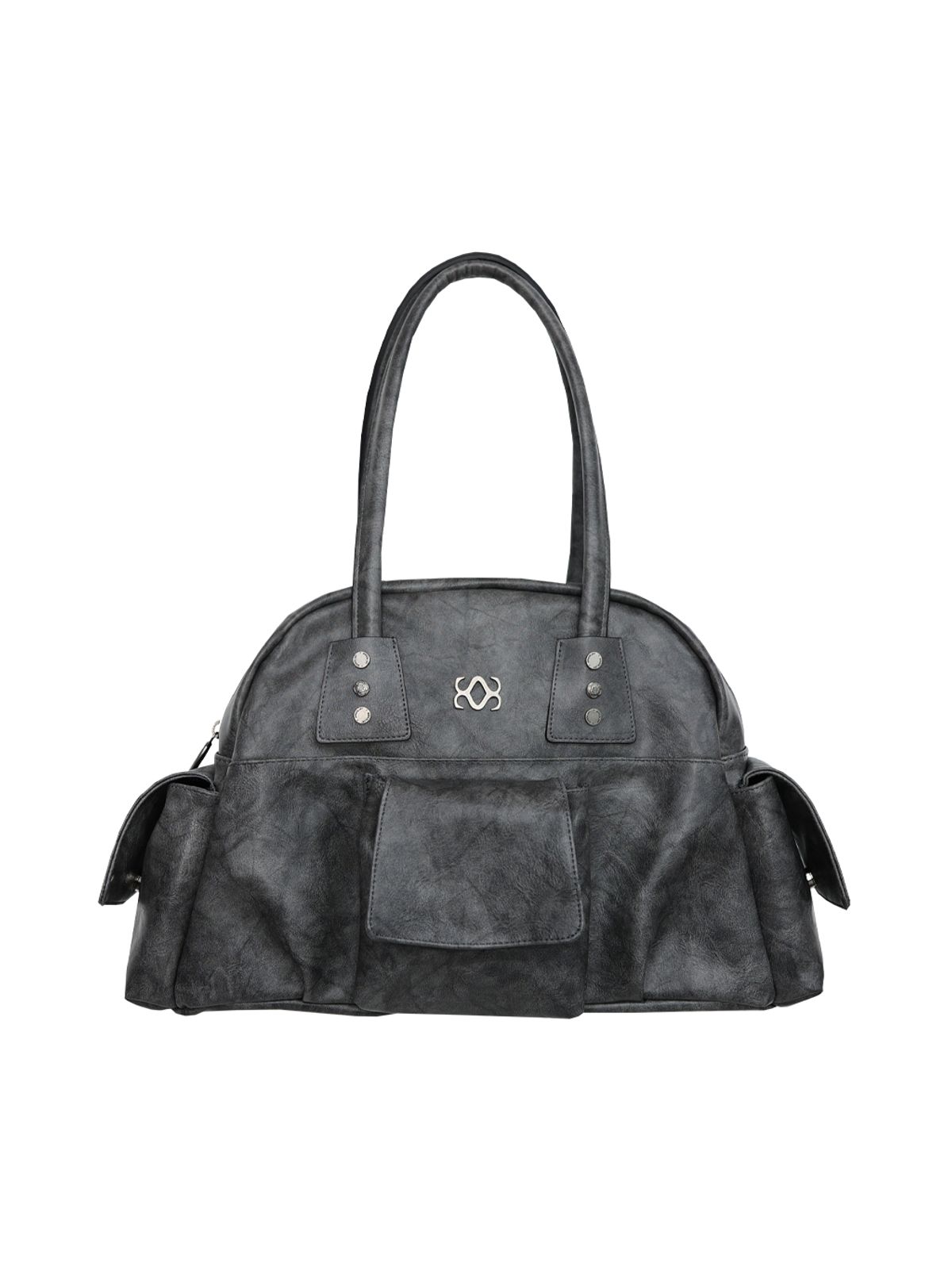 시월107(SIWL107) GOGO Bowling Bag (Grey)