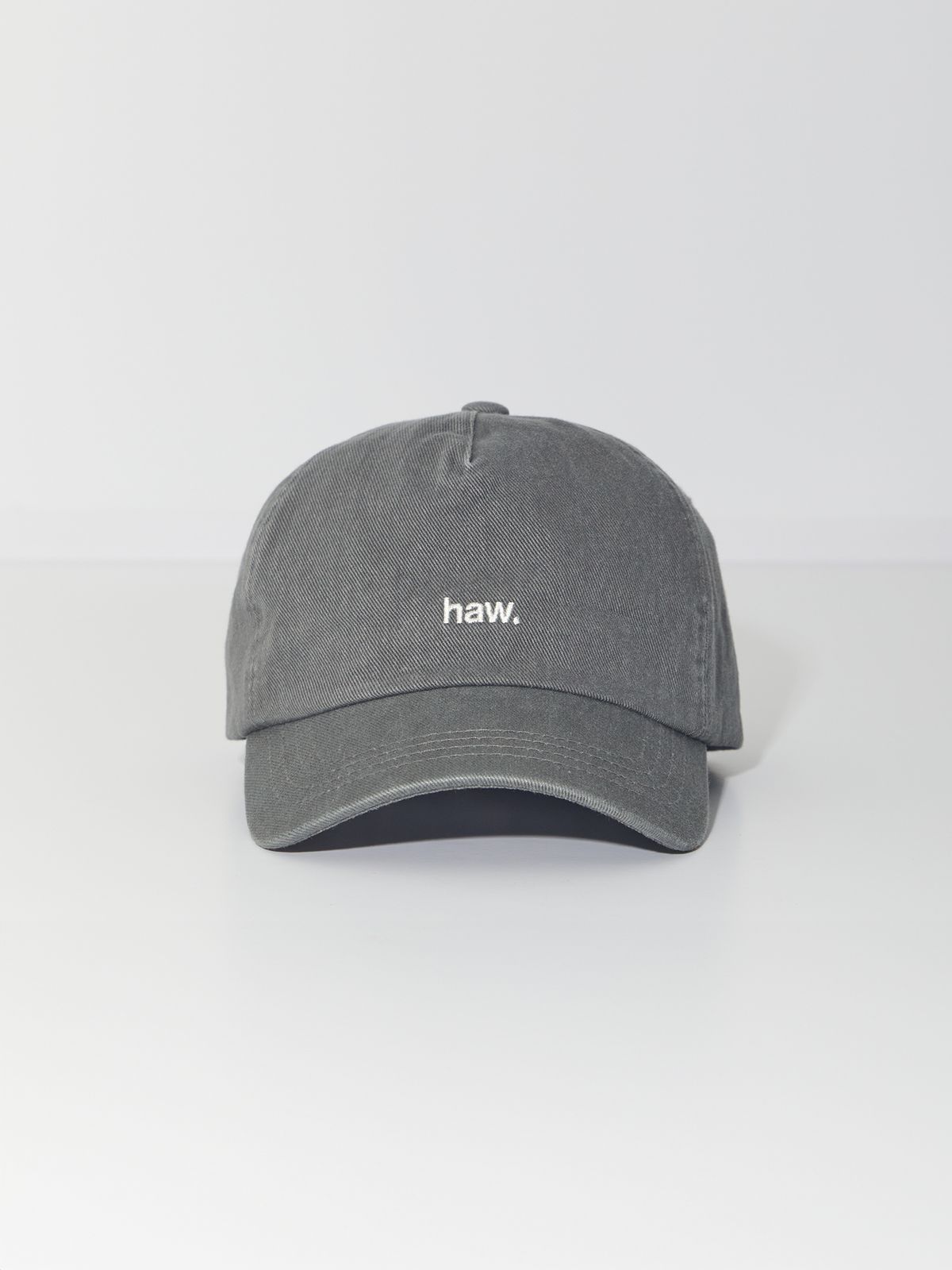 해브어웨일(HAVEAWHALE) haw embroidery cap (GR)
