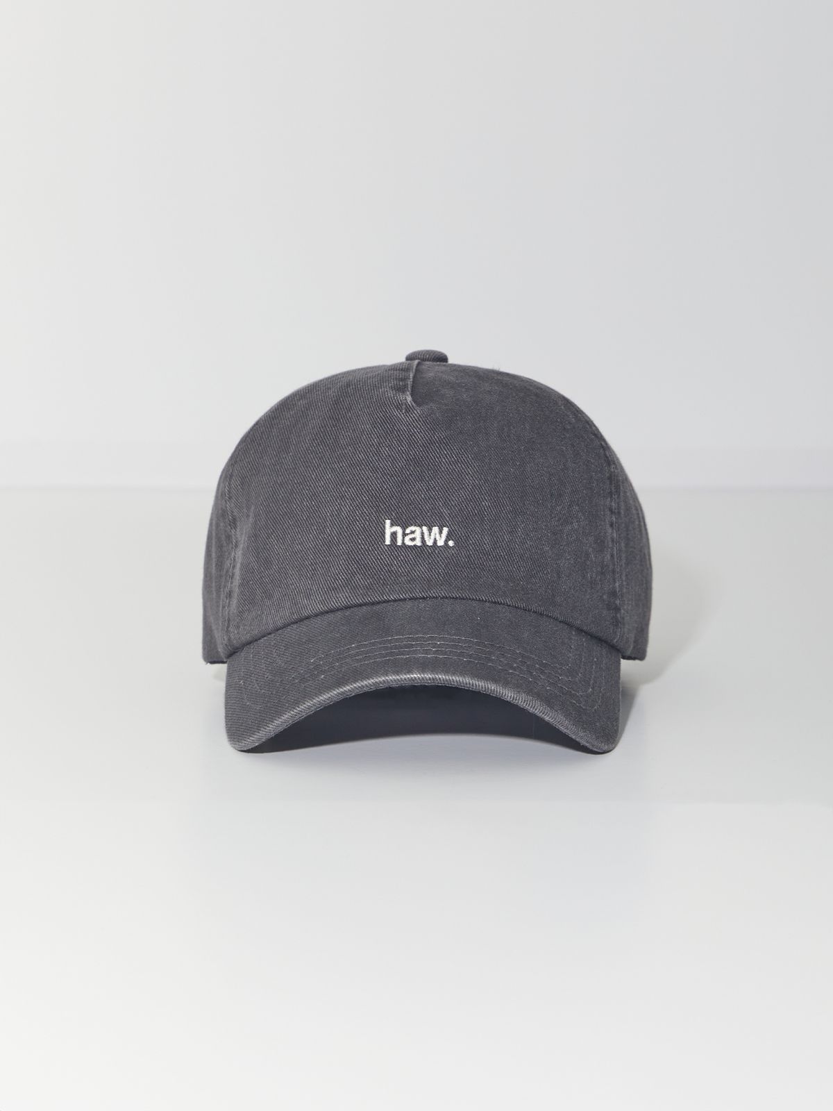 해브어웨일(HAVEAWHALE) haw embroidery cap (DG)