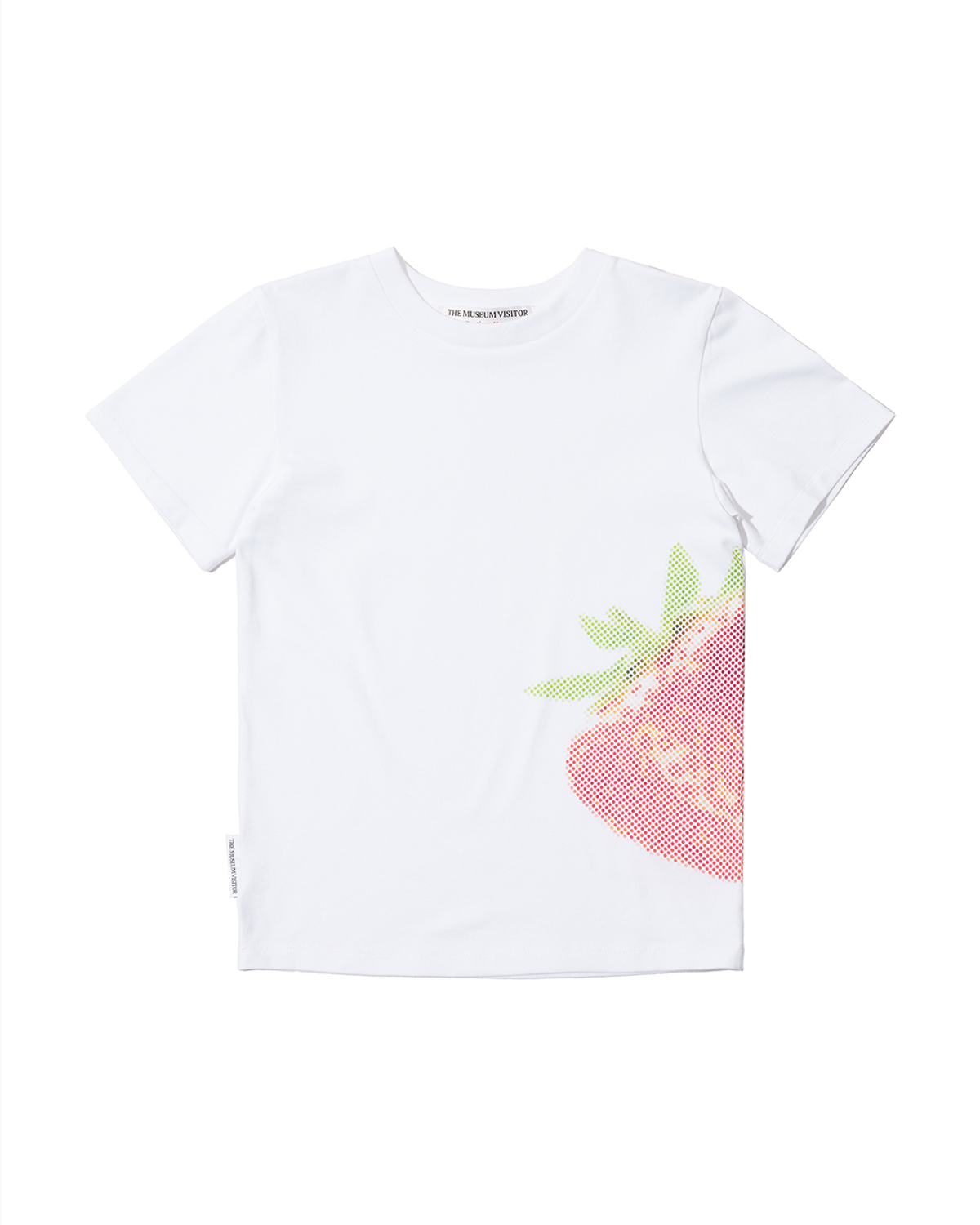 더뮤지엄비지터(THEMUSEUMVISITOR) STRAWBERRY NETWORK T-SHIRT (WHITE)
