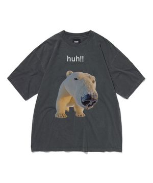 HUH!! TEE [PIGMENT BLACK]