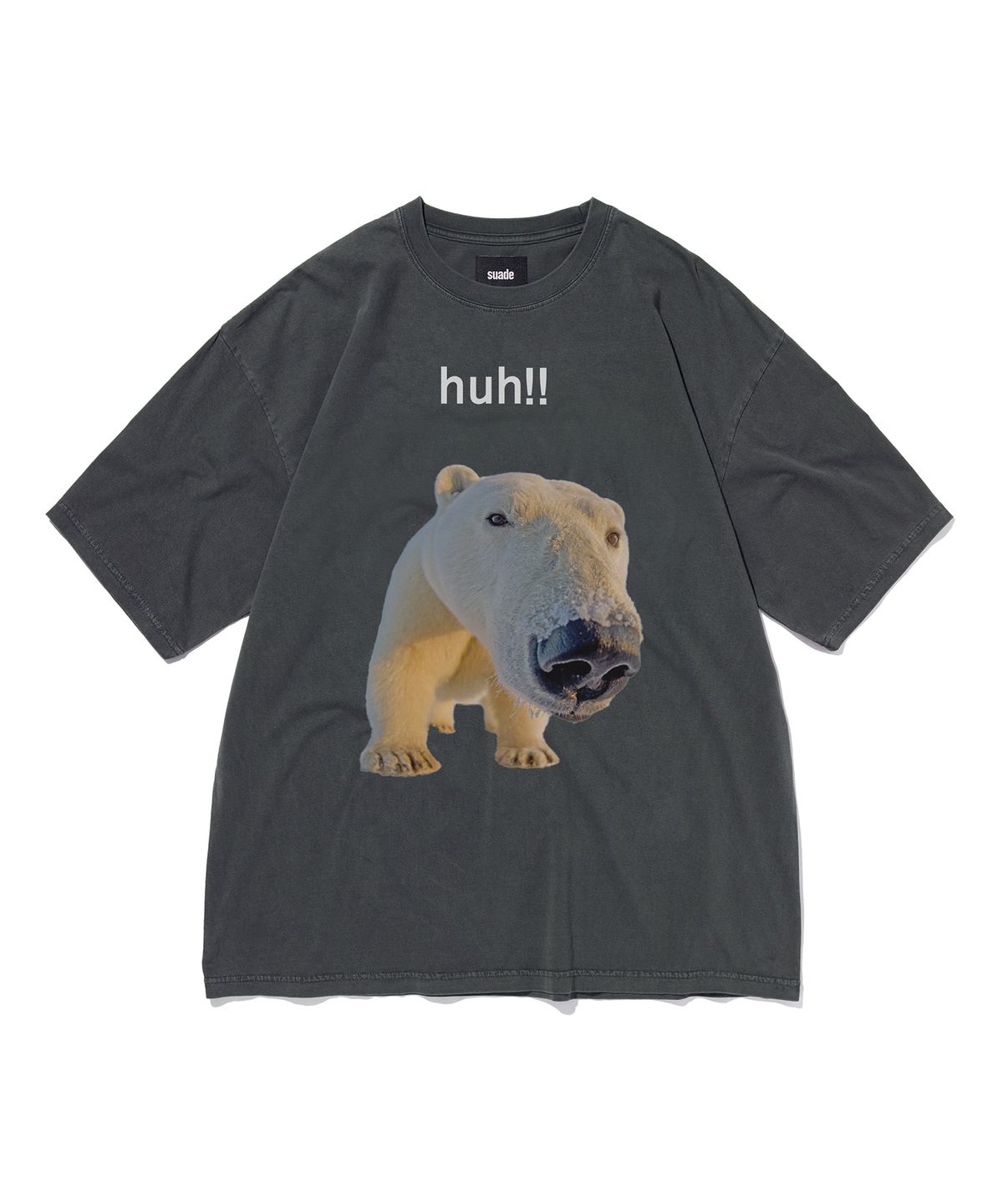 스웨이드(SUADE) HUH!! TEE [PIGMENT BLACK]