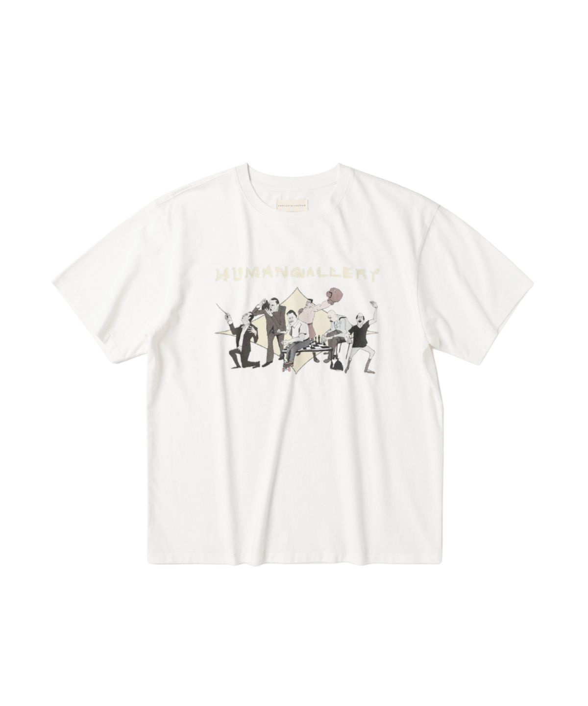 이스트서비스샵(eastserviceshop) 휴먼 갤러리 반팔티 - 오프화이트