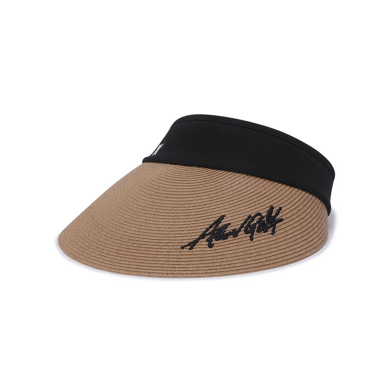 WOMEN RAFFIA HIGH CROWN VISOR_BE