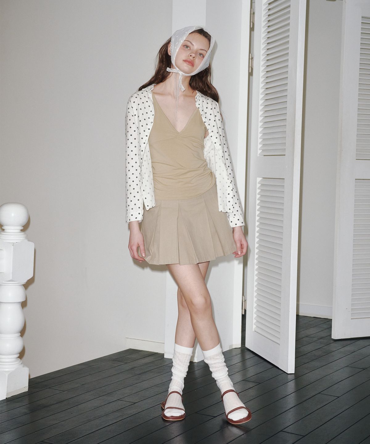 바이아덜스(BYOTHERS) Laylin stitch sandals
