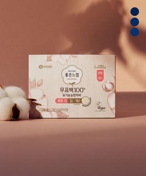 유기농순면 무표백 중/대 x3팩