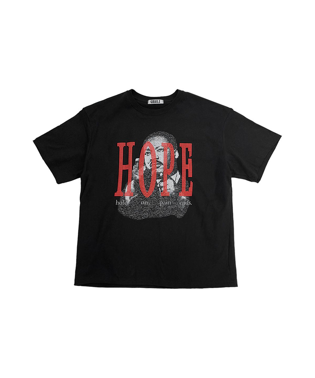 그레일즈(GRAILZ) PAIN ENDS T-SHIRTS [BLACK]