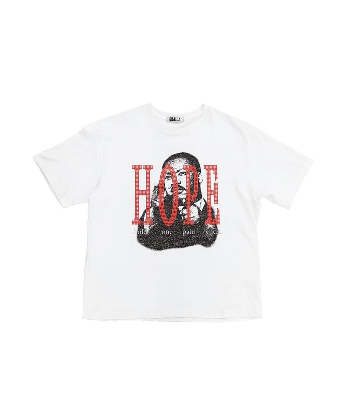 그레일즈(GRAILZ) PAIN ENDS T-SHIRTS [WHITE]