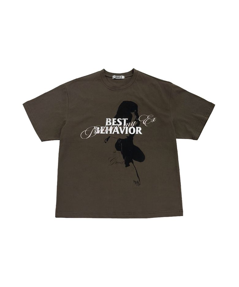 BEHAVIOR T-SHIRTS [BROWN]