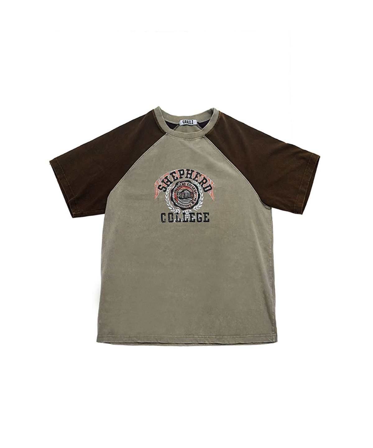 그레일즈(GRAILZ) SHEPHERD RAGLAN T-SHIRTS [BROWN]