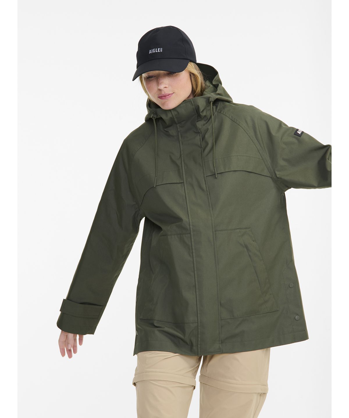 에이글(Aigle) 여성 T-KIT 미드기장 자켓 AIS25WOUT013AVO