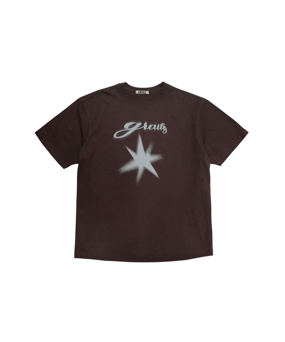 그레일즈(GRAILZ) GR BLUR T-SHIRTS [BROWN]