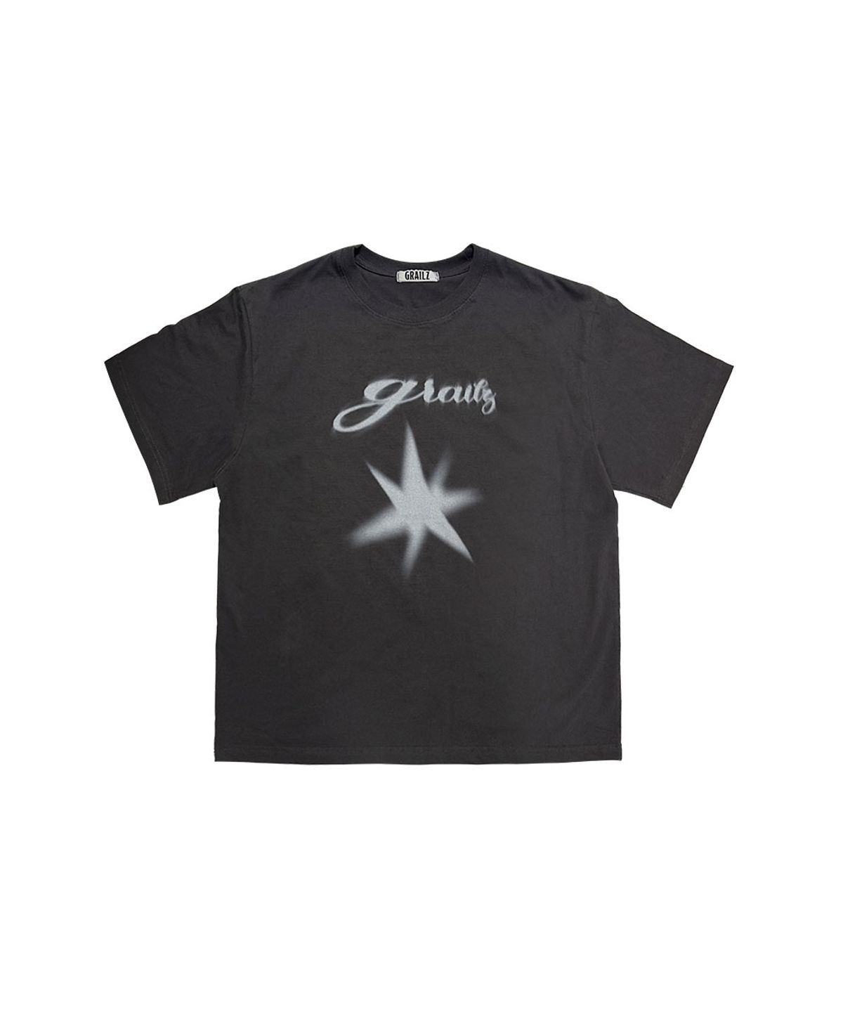 그레일즈(GRAILZ) GR BLUR T-SHIRTS [CHARCOAL]
