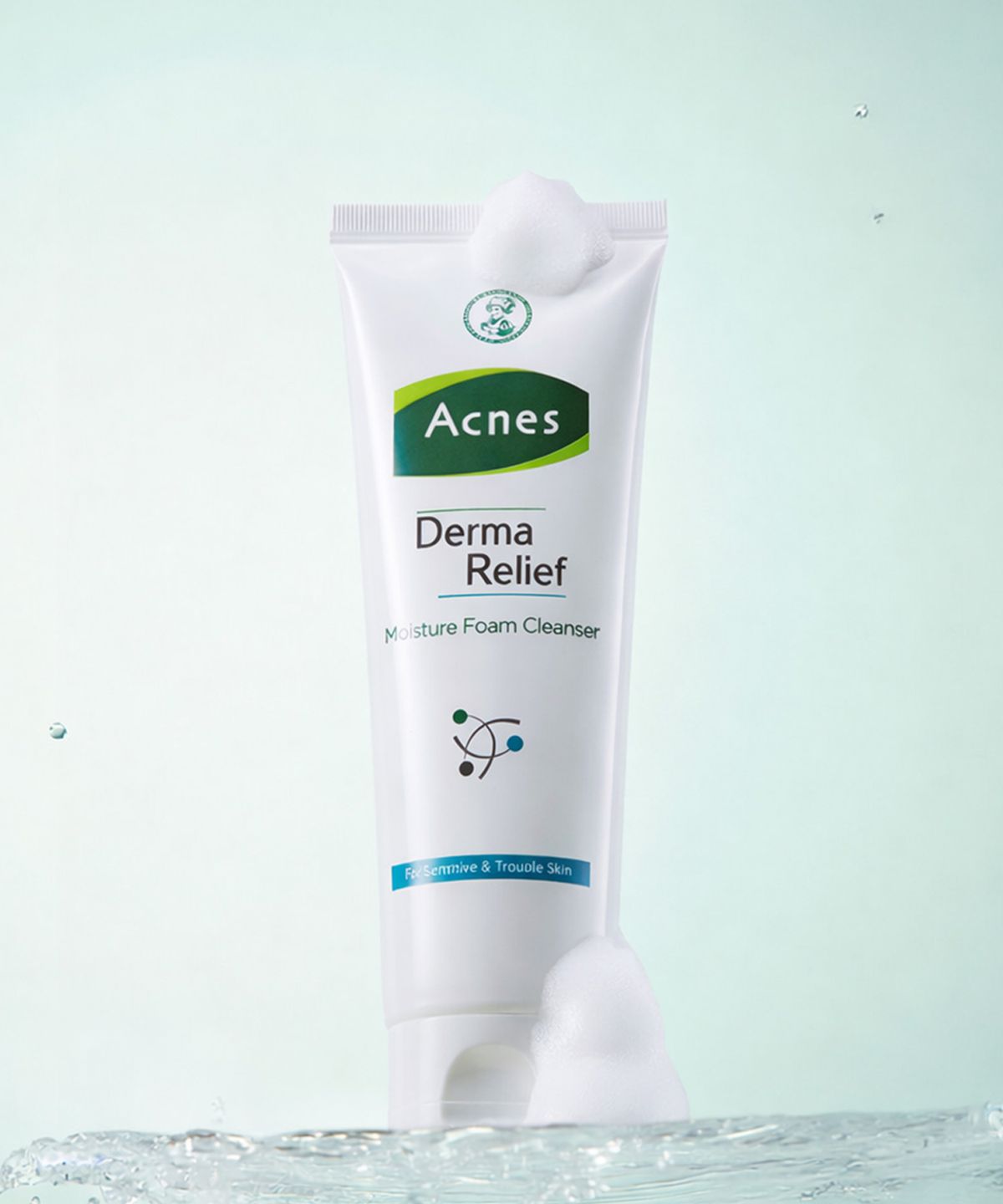 아크네스(ACNES) 약산성 더마릴리프 모이스처 폼클렌저 125ml