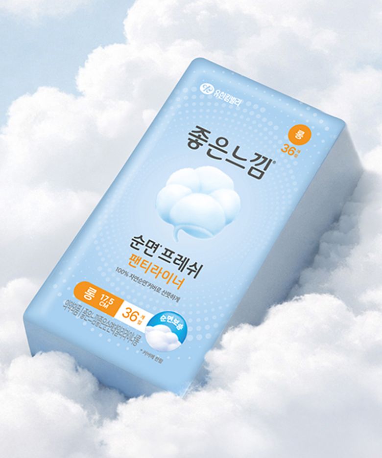 순면프레쉬 팬티라이너 일반/롱 x3팩