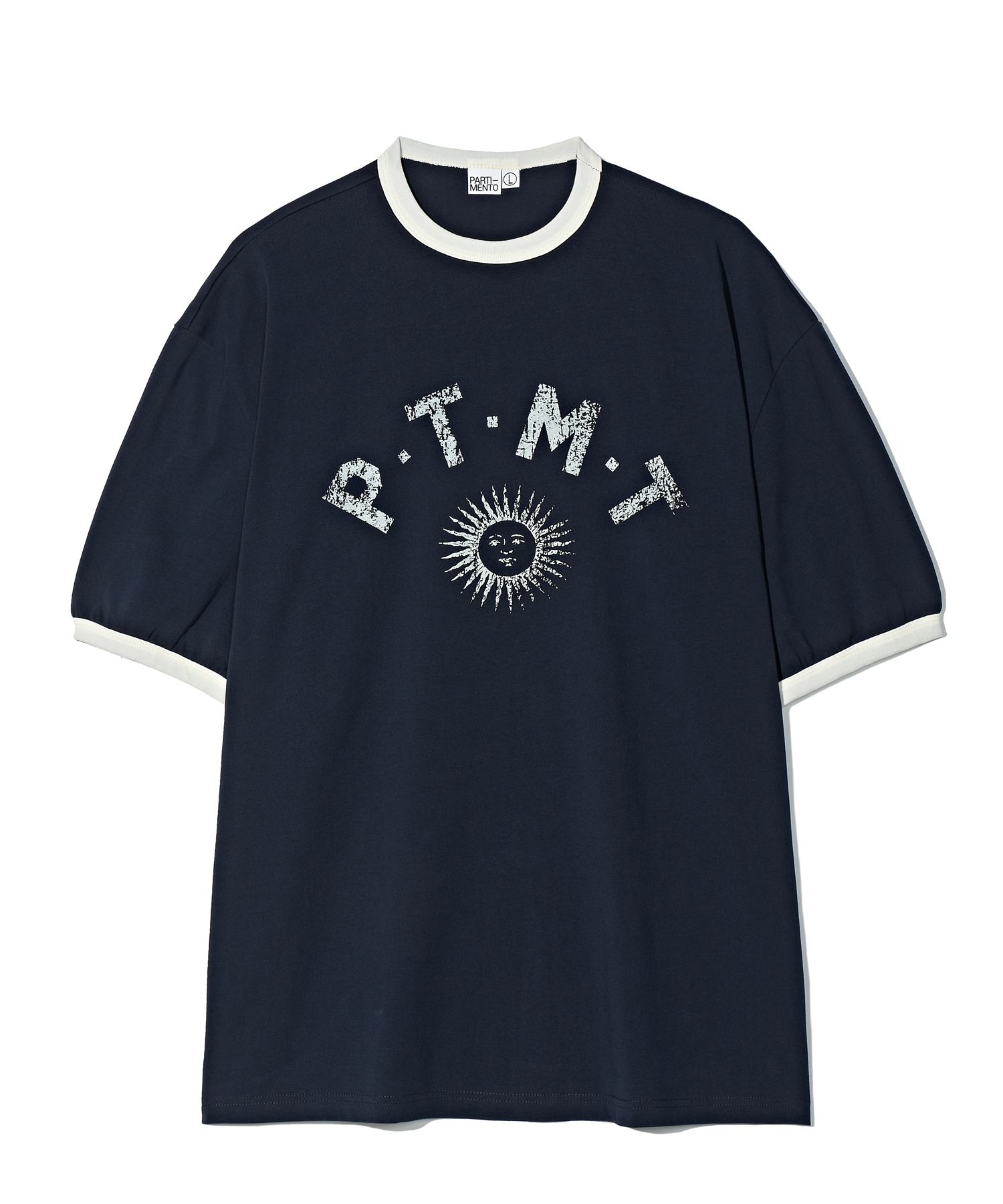 PARTIMENTOのPTMT Sunlight Ringer Tee 全2色 MUSINSA | PARTIMENTO PTMT Sunlight Ringer Tee Navy