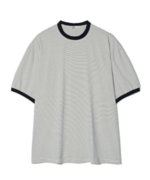 캔디 스트라이프 링거 티 아이보리