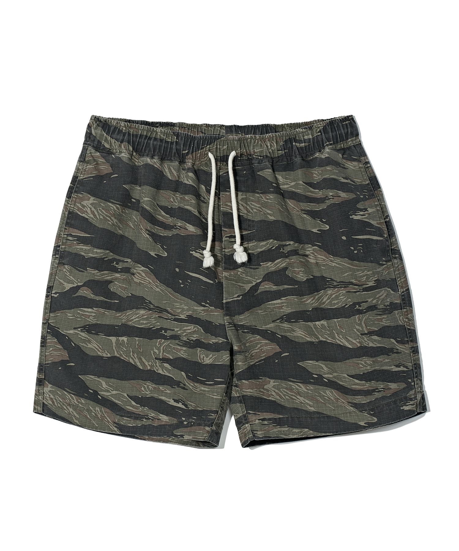 【PARTIMENTO】 Tiger Camo Banding Shorts /追跡付 MUSINSA | PARTIMENTO Tiger Camo Banding Shorts Khaki