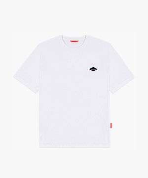 시그니처 와펜 반팔 티셔츠 GEE255-105 화이트