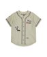 [STITCH] Wappen Baseball Shirt Beige