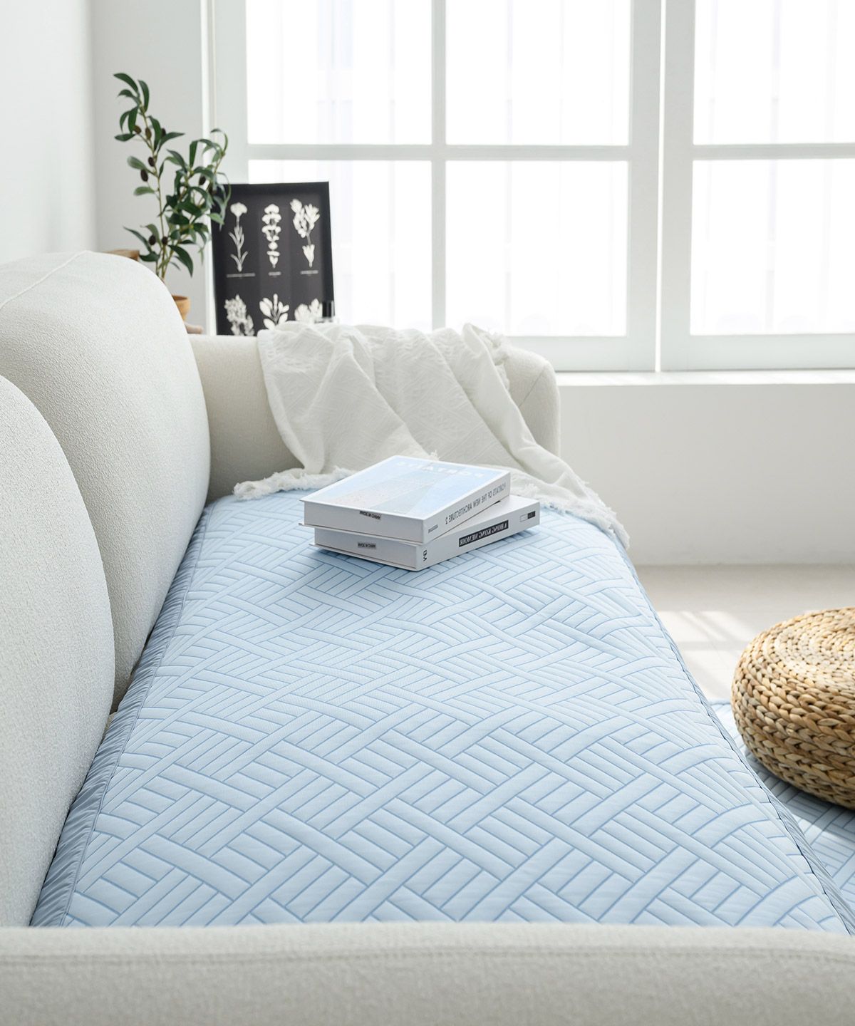 샤이닝홈(SHININGHOME) 더블리 프리스 3중직 냉감 소파패드 3size 3컬러